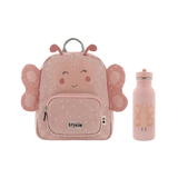 School Essential Set Backpack Regular + Ss Bottle 500ml Mrs. Butterfly