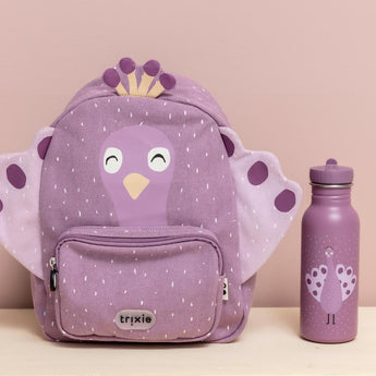 School Essential Set Backpack Regular + Ss Bottle 500ml Mrs. Peacock