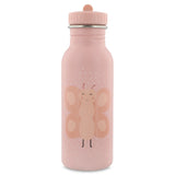 School Essential Set Of 3 Backpack Regular + Leakproof Lunch Box With Clips + Ss Bottle 500ml Mrs. Butterfly
