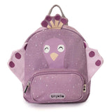 School Essential Set Of 3 Backpack Regular + Leakproof Lunch Box With Clips + Ss Bottle 500ml Mrs. Peacock