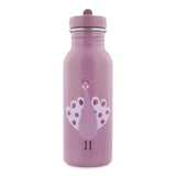 School Essential Set Of 3 Backpack Regular + Leakproof Lunch Box With Clips + Ss Bottle 500ml Mrs. Peacock