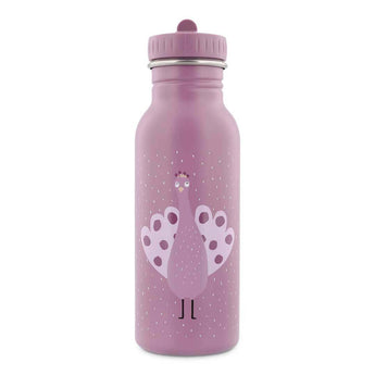 School Essential Set Of 3 Backpack Regular + Leakproof Lunch Box With Clips + Ss Bottle 500ml Mrs. Peacock