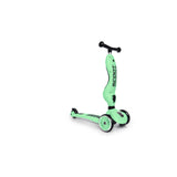 Mint green Scoot & Ride Highwaykick 1, a 2-in-1 kickboard with 2 front wheels and 1 rear wheel.