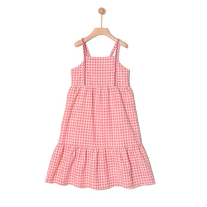 Seersucker Rose Girls Dress