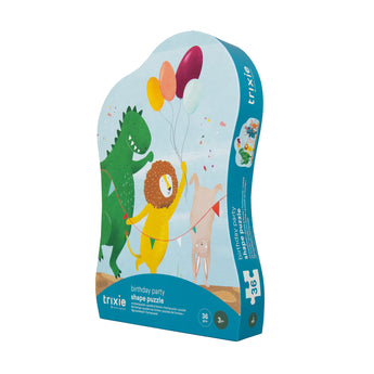 Shape Puzzle Birthday Party 36 Pieces 3 Y+
