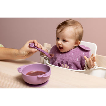 Silicone Feeding Bowl With Suction Mrs. Peacock
