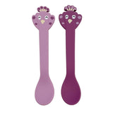 Silicone Feeding Spoon Pack Of 2 Mrs. Peacock