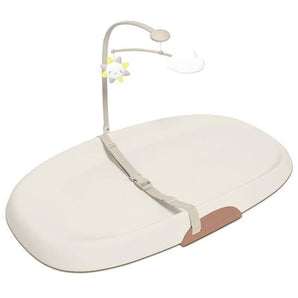 Skip Hop Nursery Style Wipe Clean Changing Pad Oat Beige Brown