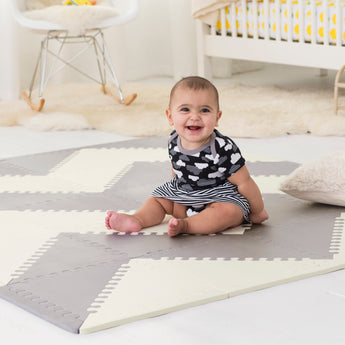 Skip Hop Playspot Geo Floor Tiles Grey & Cream | Play Mat