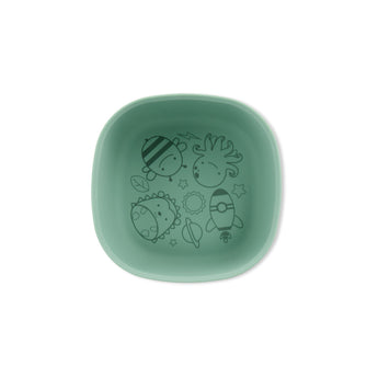 Skip Hop Squad Silicone Bowl For Toddlers | Durable Microwave Safe Kids Bowl