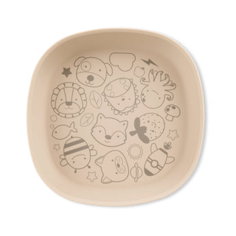 Skip Hop Squad Silicone Plate | Microwave & Dishwasher Safe Kids Plate - My Little Thieves