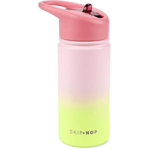 Skip Hop Wander Stainless Steel Straw Bottle Bugs