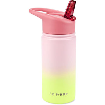 Skip Hop Wander Stainless Steel Straw Bottle Bugs
