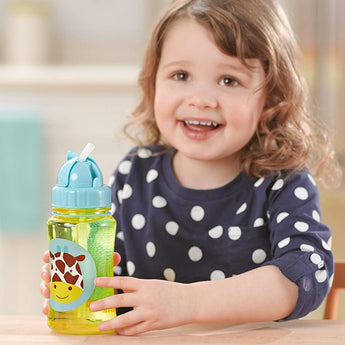 Skip Hop Zoo Kids Straw Bottle Tritan Renew Eco Friendly