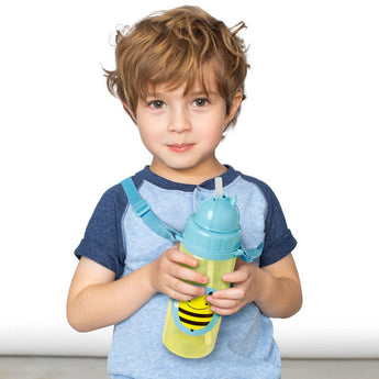 Skip Hop Zoo Kids Straw Bottle Tritan Renew Eco Friendly