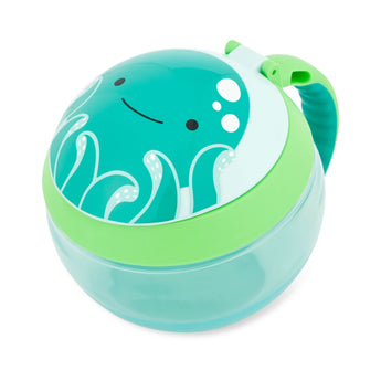 Skip Hop Zoo Snack Cup Octopus | Kids Snack Container