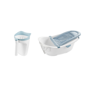 Skip Hop Wave 4 In 1 Bath Tub + Wave Rinser White | Bath
