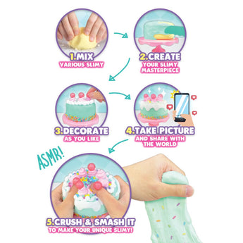 Slimy Sugary Crush Pastry Series Cake | Kids Sensory Play