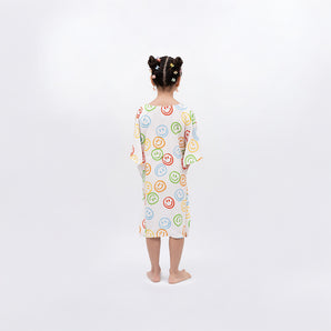 Smile Rainbow Girl Swimwear Cover Up