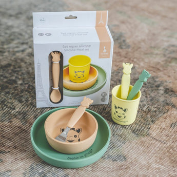 Sophie La Girafe 4 Pc Silicone Meal Set | Baby Feeding - My Little Thieves