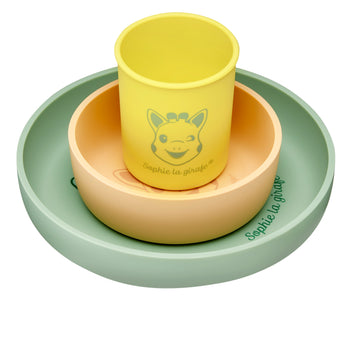 Sophie La Girafe 4 Pc Silicone Meal Set | Baby Feeding
