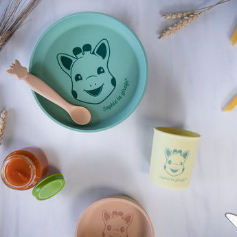 Sophie La Girafe 4 Pc Silicone Meal Set | Baby Feeding