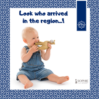 Sophie La Girafe Al Thir The Camel Teether Toy | Natural Rubber
