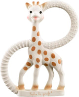 Sophie La Girafe So'pure Teething Ring Very Soft Version Brown White â€“ Teething Toy, Newborn Gift, | Pacifier & Tee...