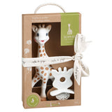 Sophie La Girafe So'pure & Teething Rubber Brown White â€“ Teething Toy, Newborn Gift, | Pacifier & Teether Accessories