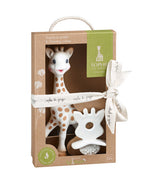 Sophie La Girafe So'pure & Teething Rubber Brown White â€“ Teething Toy, Newborn Gift, | Pacifier & Teether Accessories