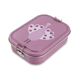 Stainless Steel Lunch Box Large 2 Compartment Mrs. Peacock