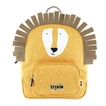 Starter Set Backpack Regular + Leakproof Lunch Box With Clips Mr. Lion