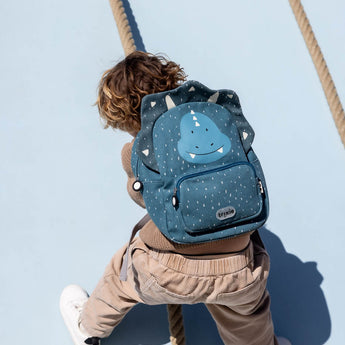 Starter Set Backpack Regular + Leakproof Lunch Box With Clips Mr. Triceratops