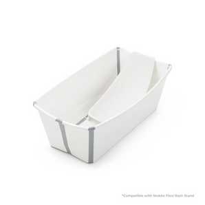 Stokke Flexi Bath Bundle With Newborn Support | Foldable Baby Bathtub