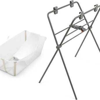 Stokke Flexi Bath Bundle With Support Stand | Elevated Baby Bathing