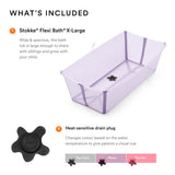 Stokke Flexi Bath X Large | Spacious Foldable Baby & Toddler Bath Tub - My Little Thieves