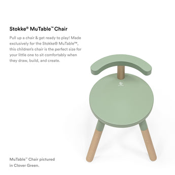 Stokke Mu Table Chair V2 | Adjustable Wooden Kids Chair & Stool