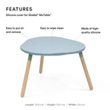 Stokke Mu Table Silicone Cover V2 Slate Blue | Table Protector