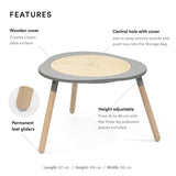 Stokke Mu Table V2 Multifunctional Kids Play Table | Wooden Activity Table