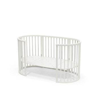 Stokke Sleepi Bed V3 | Oval Crib In European Beech Wood With Adjustable Height