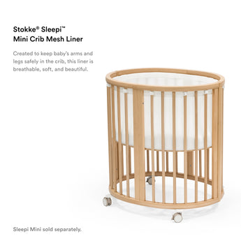 Stokke Sleepi Mini Mesh Liner | Crib Breathable Protector