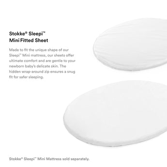 Stokke Sleepi V3 Mini Fitted Sheet | Crib Bedding