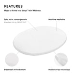 Stokke Sleepi V3 Mini Fitted Sheet | Crib Bedding
