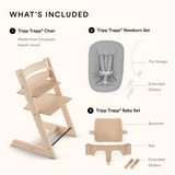 Stokke Tripp Trapp Chair + Baby & Newborn Set | Complete Bundle