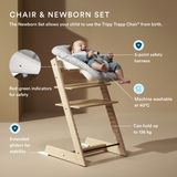 Stokke Tripp Trapp Chair + Baby & Newborn Set | Complete Bundle