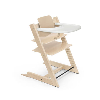 Stokke Tripp Trapp High Chair + Baby Set + Tray Bundle