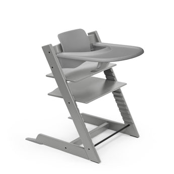 Stokke Tripp Trapp High Chair + Baby Set + Tray Bundle