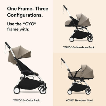 Stokke Yoyo Connect White Frame | Sibling Stroller Connector