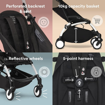 Stokke Yoyo Connect White Frame | Sibling Stroller Connector