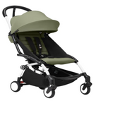 Stokke Yoyo White Frame + 6+ Color Pack + Leg Rest Bundle